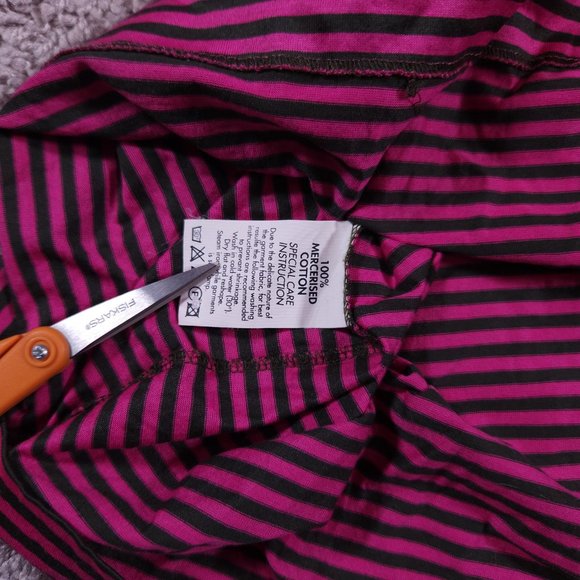 Jeff Rose Polo Shirt Mens XL Pink Stripes Short Sleeves Golfing Pullover Top - Picture 11 of 13